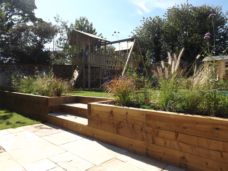 Family Terrace Garden Design Whitstable